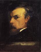 Odilon Redon Self-Portrait oil painting